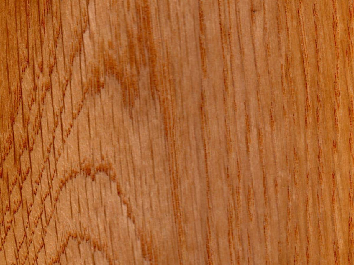 Pedunculate oak (Quercus robur) veneer with open pores and arched figure